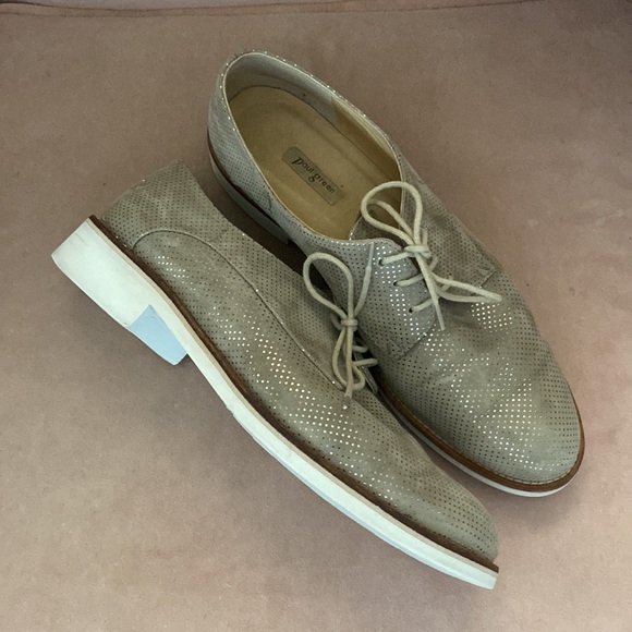 Stylish Paul Green Lace-Up Oxfords w/ Metallic Accents - Size 10 - Picture 3 of 8